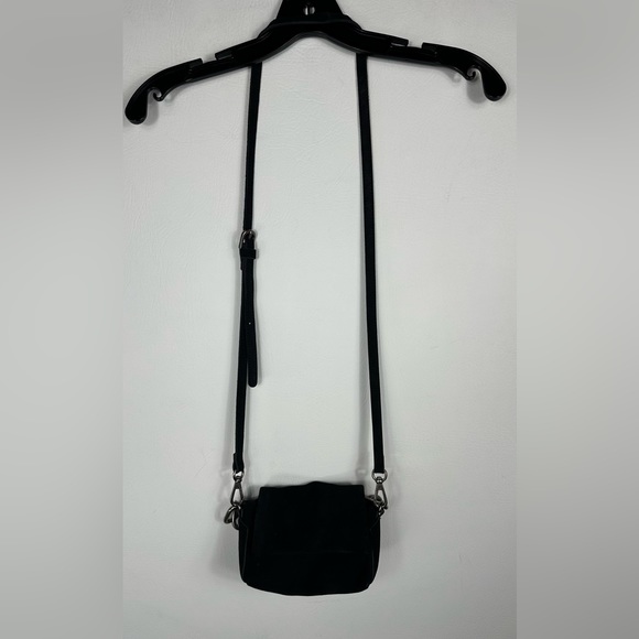Free people leather crossbody - Black suede - Picture 2 of 10